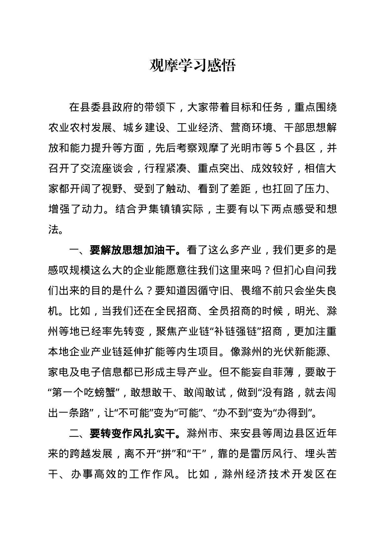 在滁州经济考察心得体会_第1页