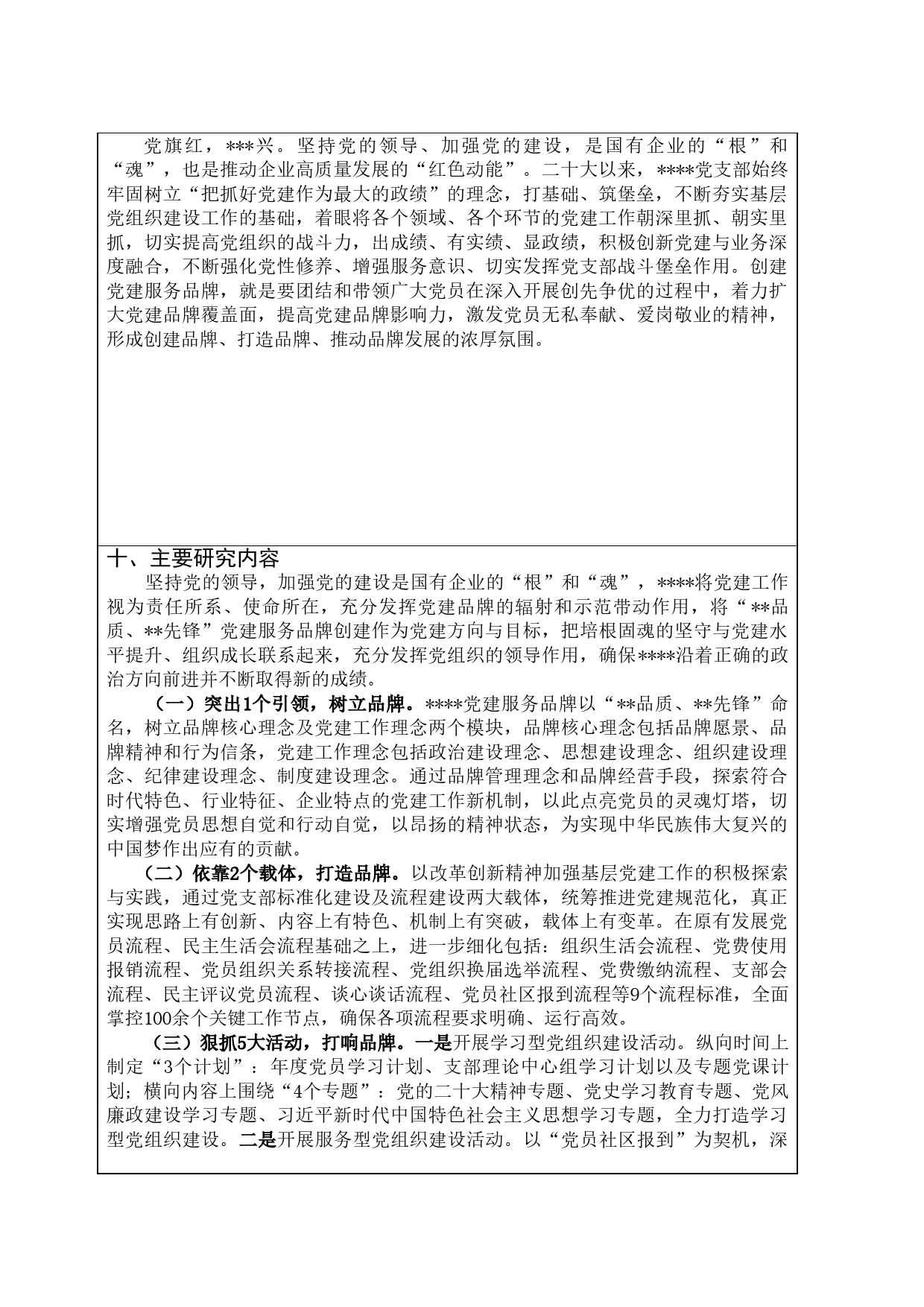 党建创新项目申报书_第2页