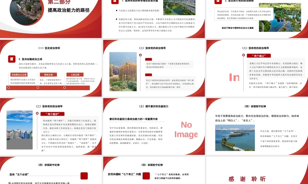 提高领导干部的政治能力（ppt）