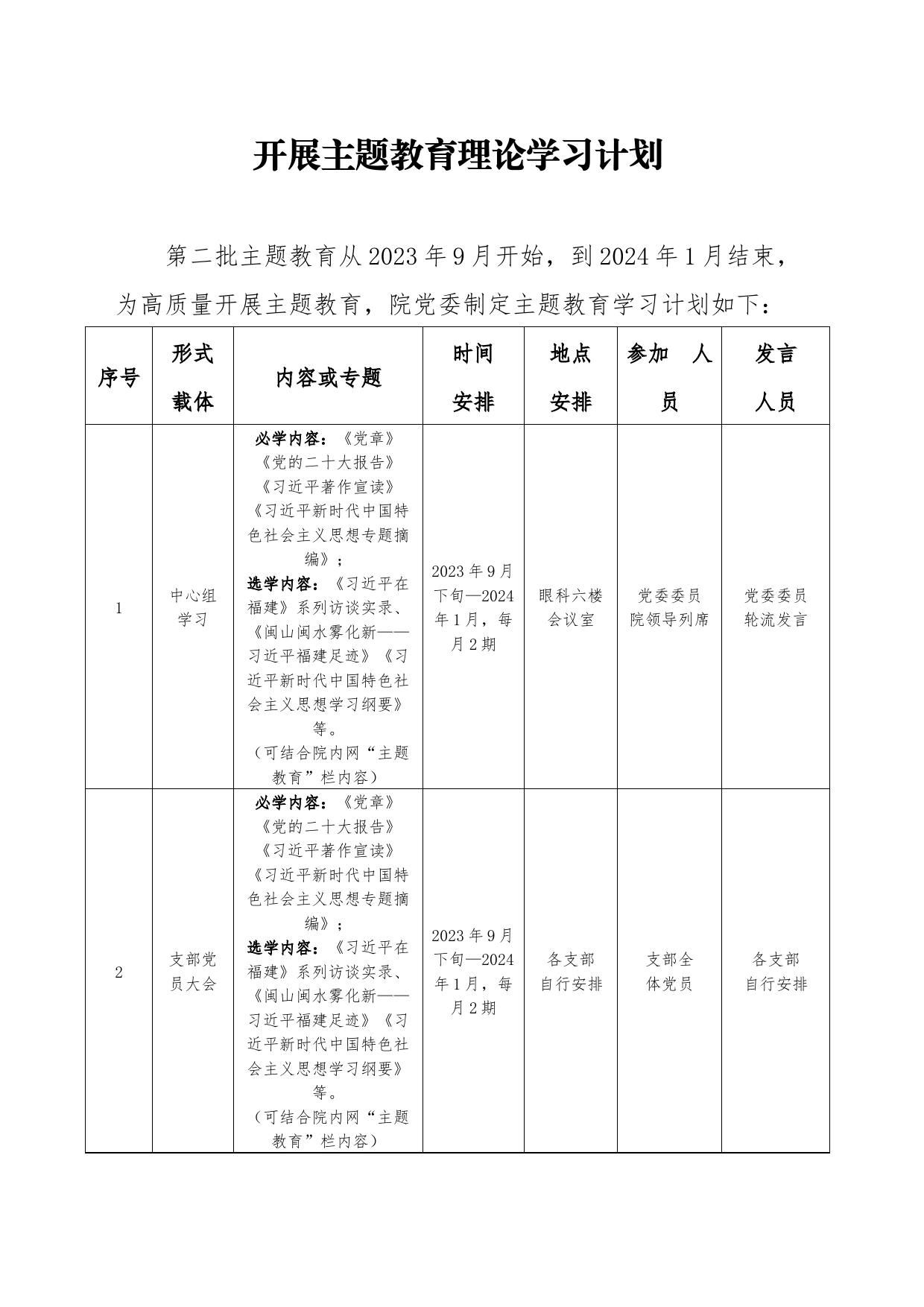 学习计划安排表_第1页