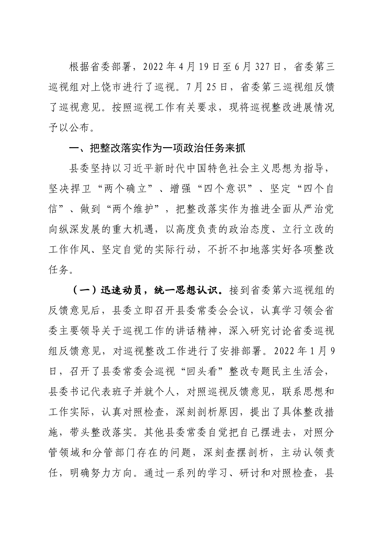 整改情况总结模板_第1页
