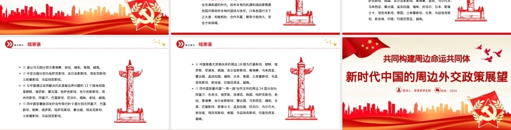 新时代中国的周边外交政策展望党课PPT（20231106）