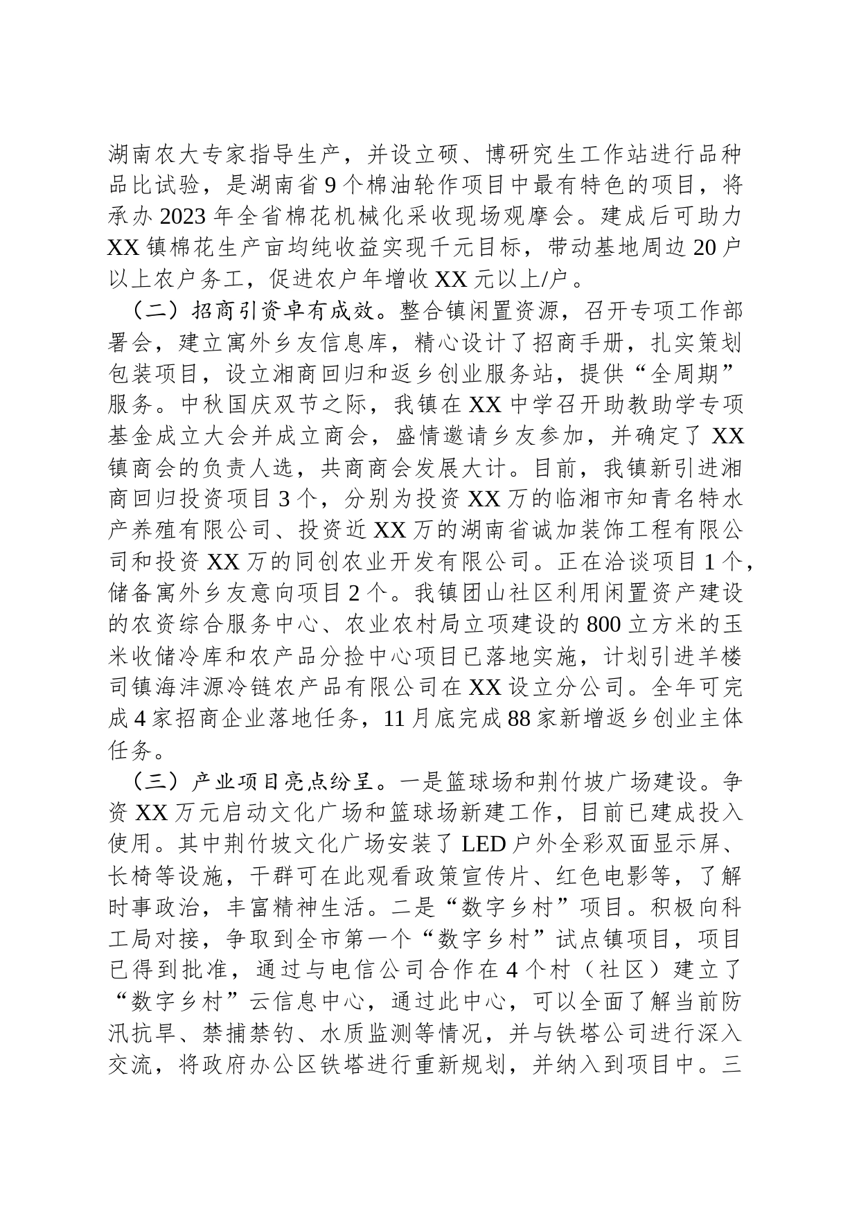 镇2023年工作亮点及2024年工作计划(20231201)_第2页