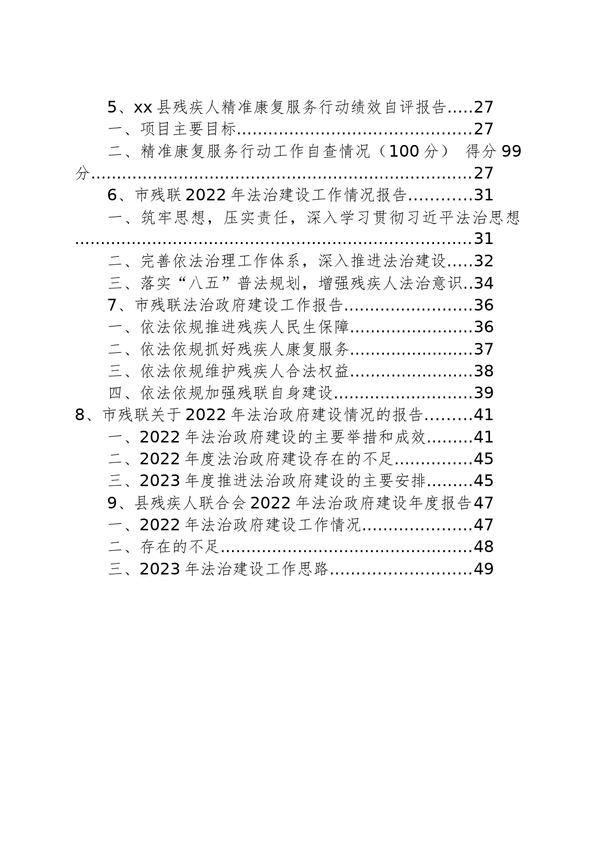 残疾人联合会 年度法治政府建设情况报告汇编（9篇）_第2页