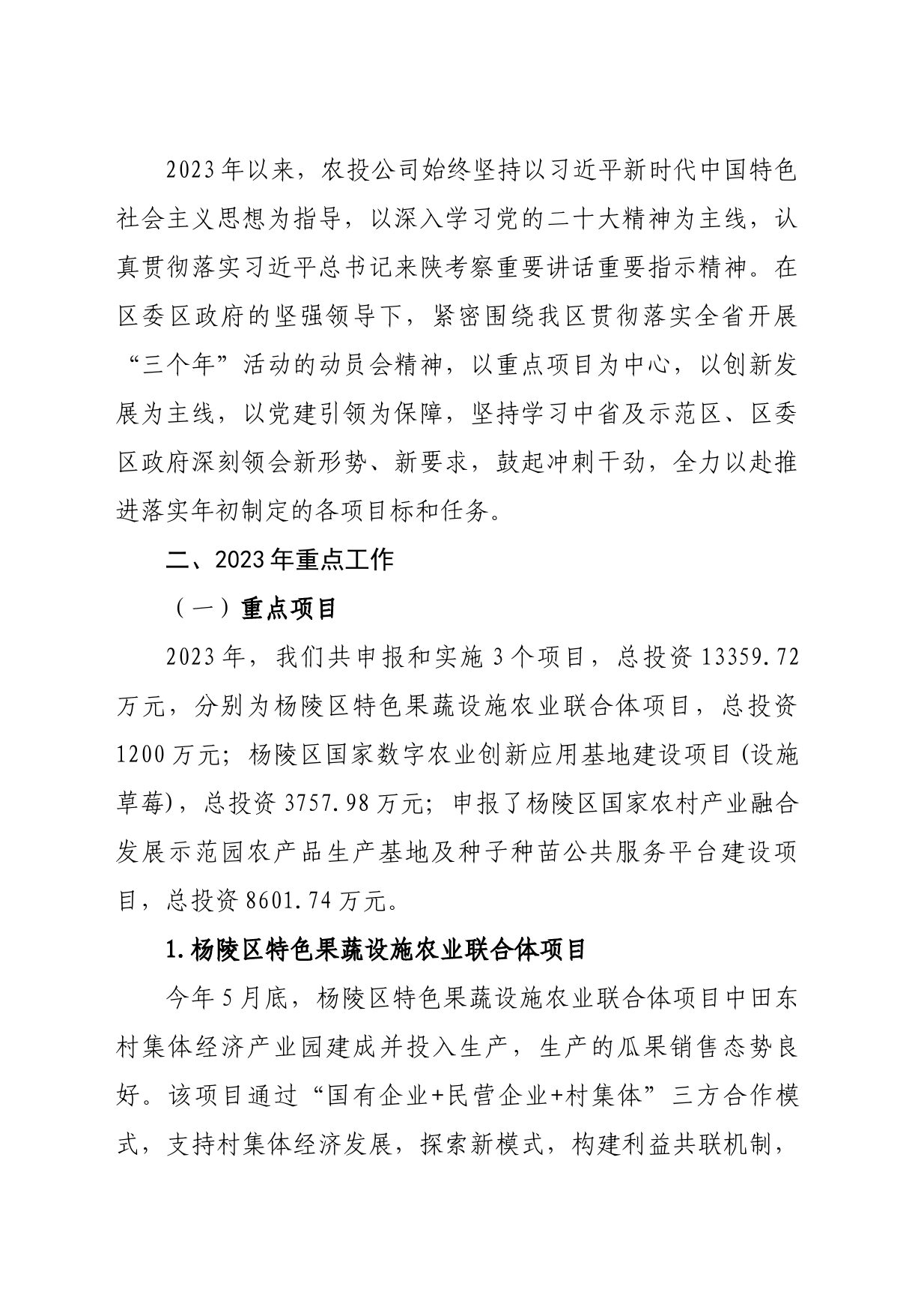 （55农投公司）区农投公司2023年工作总结暨2024年工作计划 2023.11.27_第2页