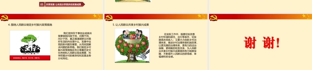 坚持以人民为中心深入推进乡村振兴战略PPT课件模板