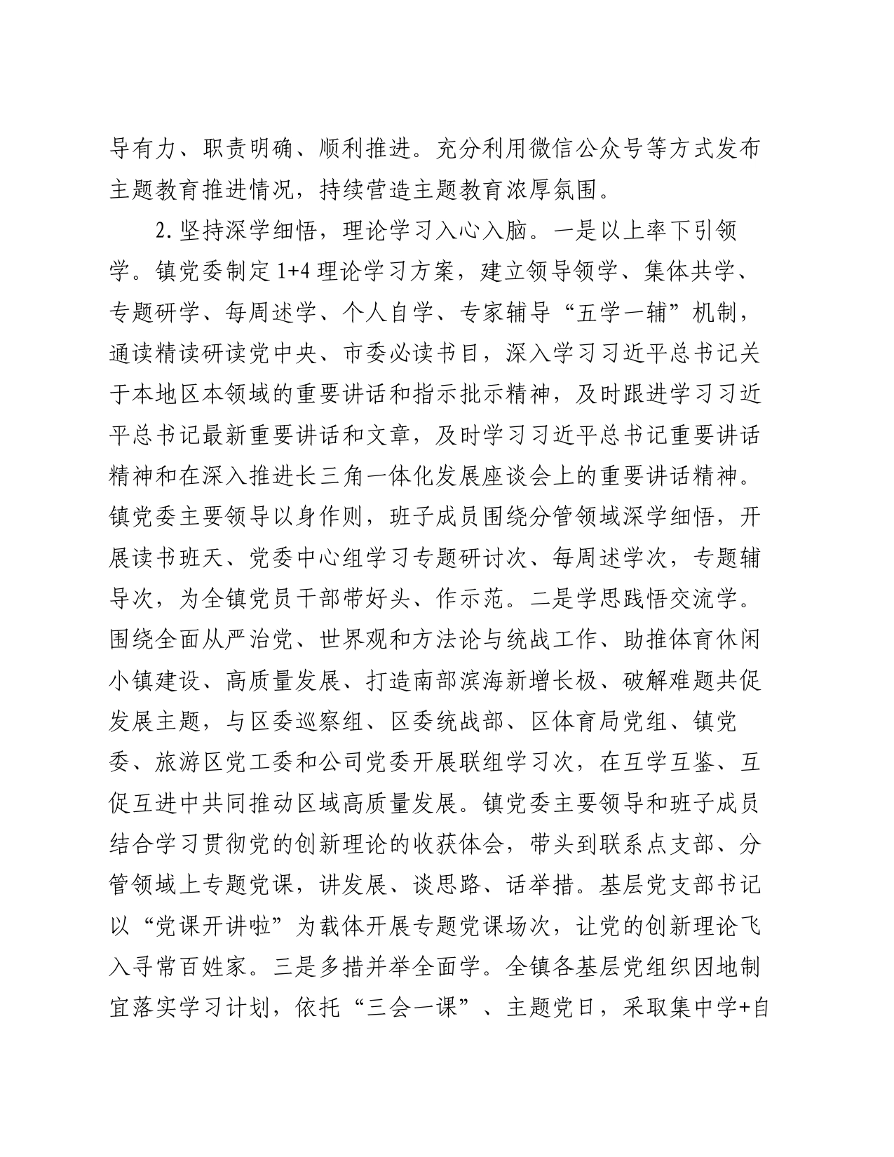 乡镇街道第二批主题教育总结_第2页