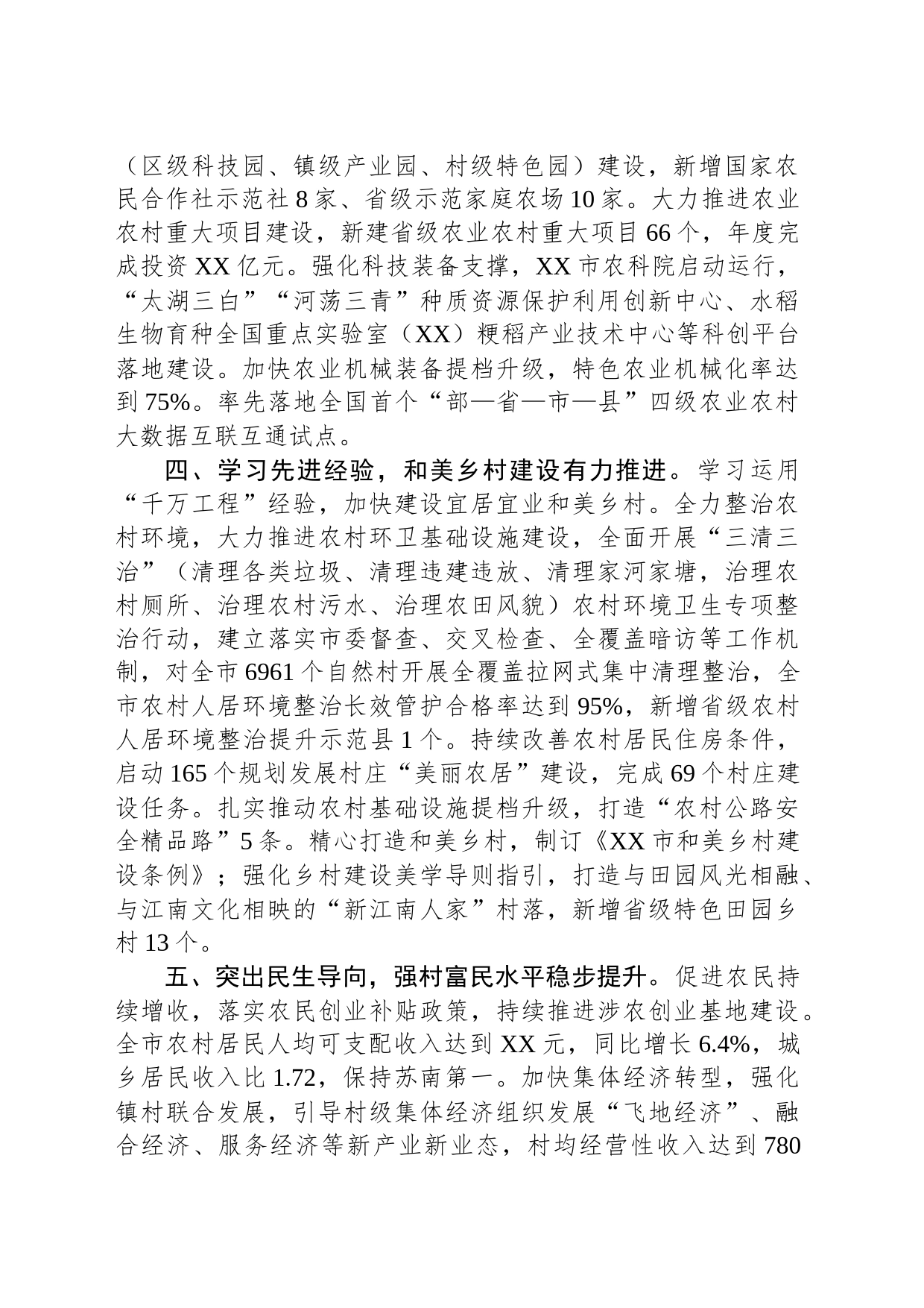 市农业农村2023年工作总结(20240130)_第2页