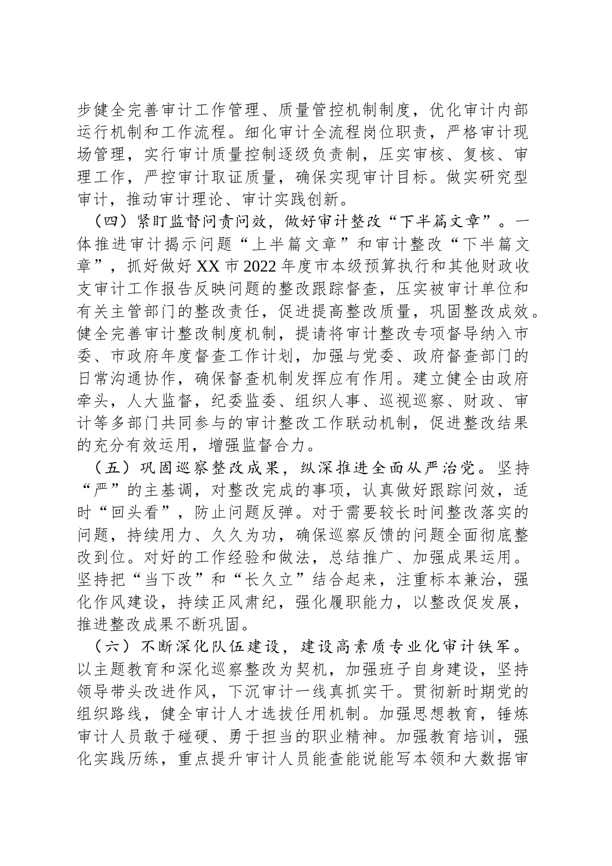 市审计局2024年工作计划_第2页
