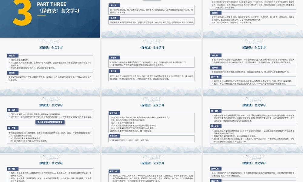 2024年新修订中华人民共和国保守国家秘密法PPT