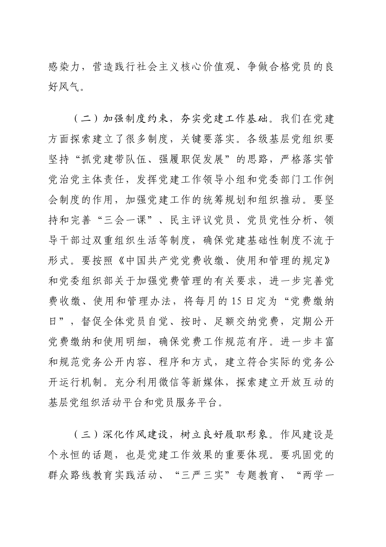 2024年党建工作七个方面要点和计划20240315_第2页