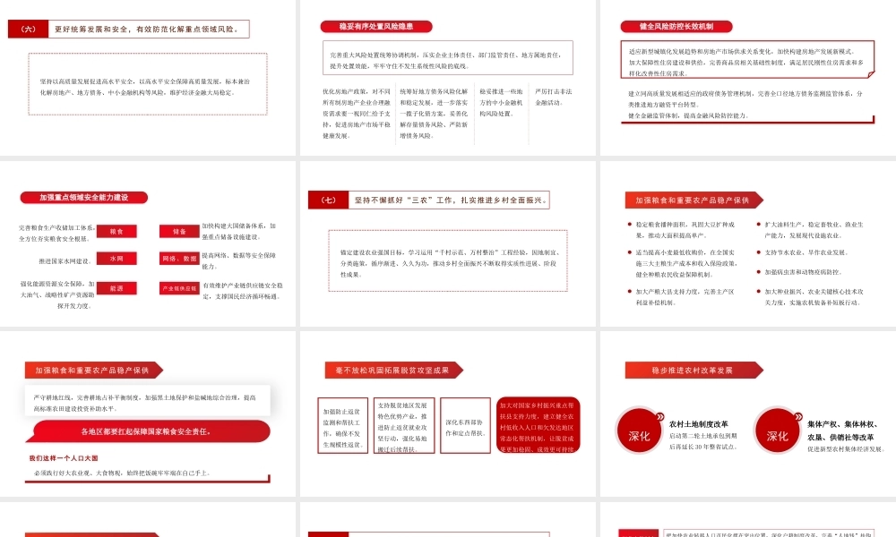 党课讲稿+PPT系列256聚焦2024年政府工作报告