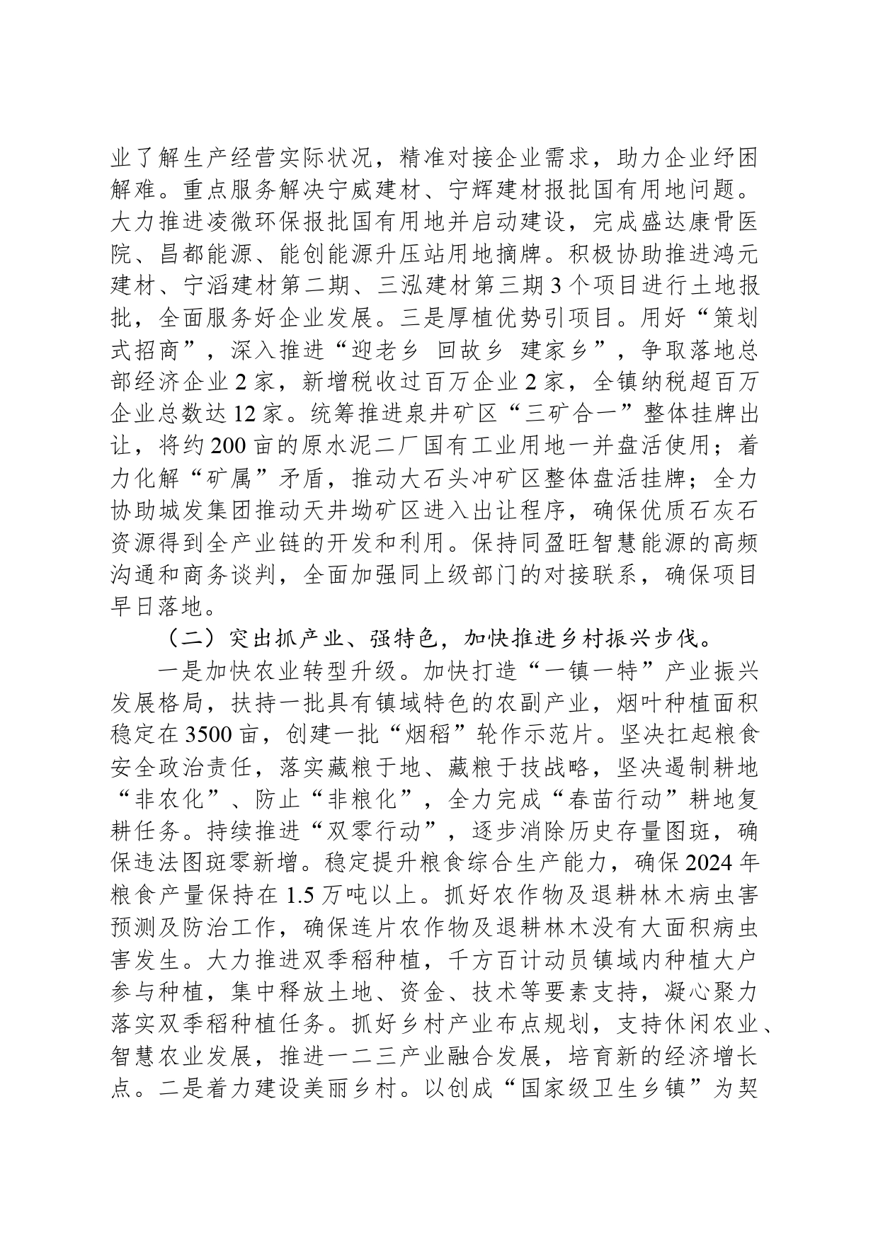 XX镇2024年工作计划（20240408）_第2页