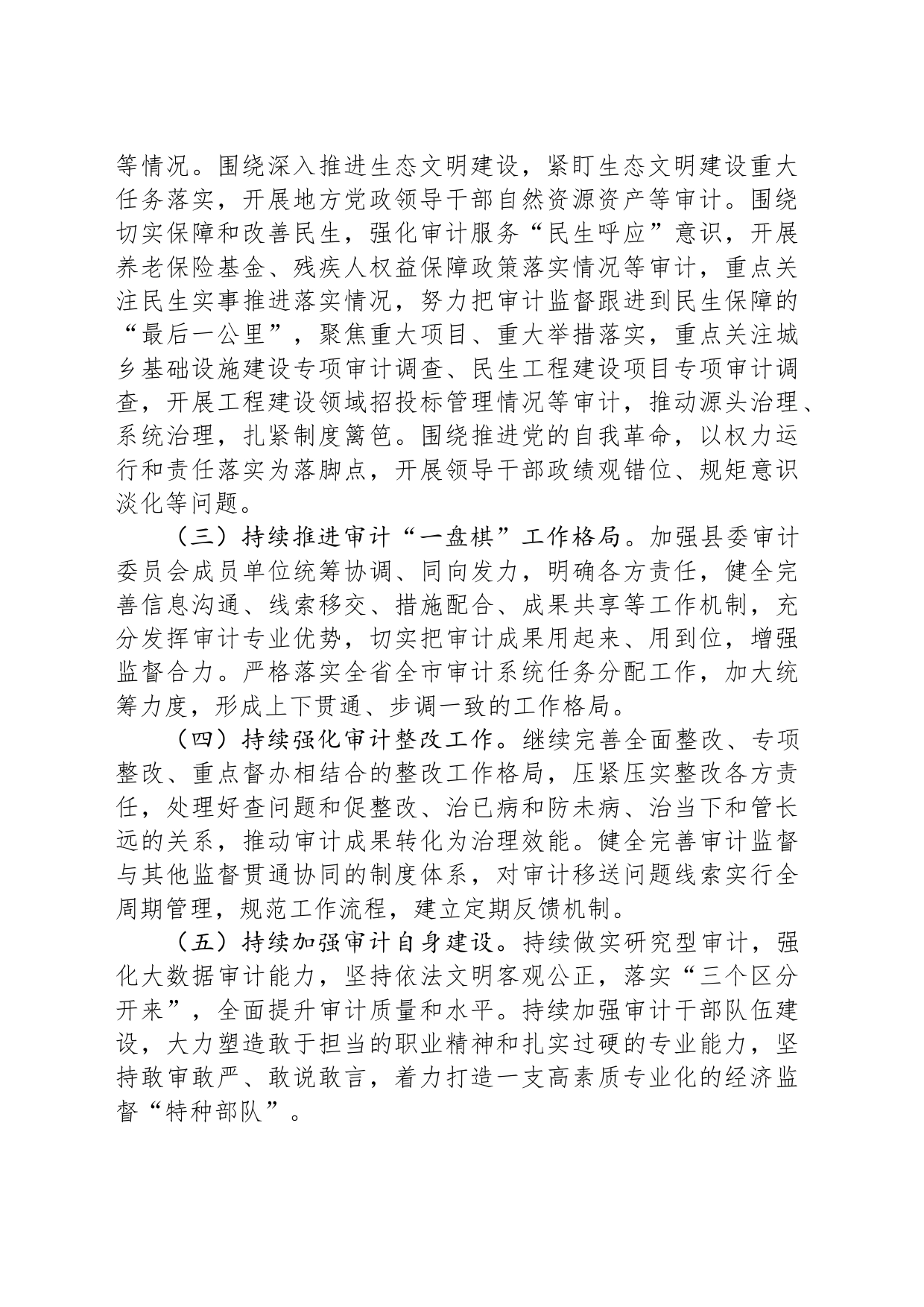 县审计机关2024年度工作要点(20240411)_第2页