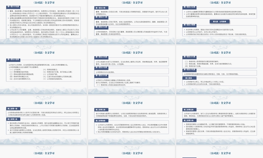 2023年新修订中华人民共和国公司法学习解读PPT课件