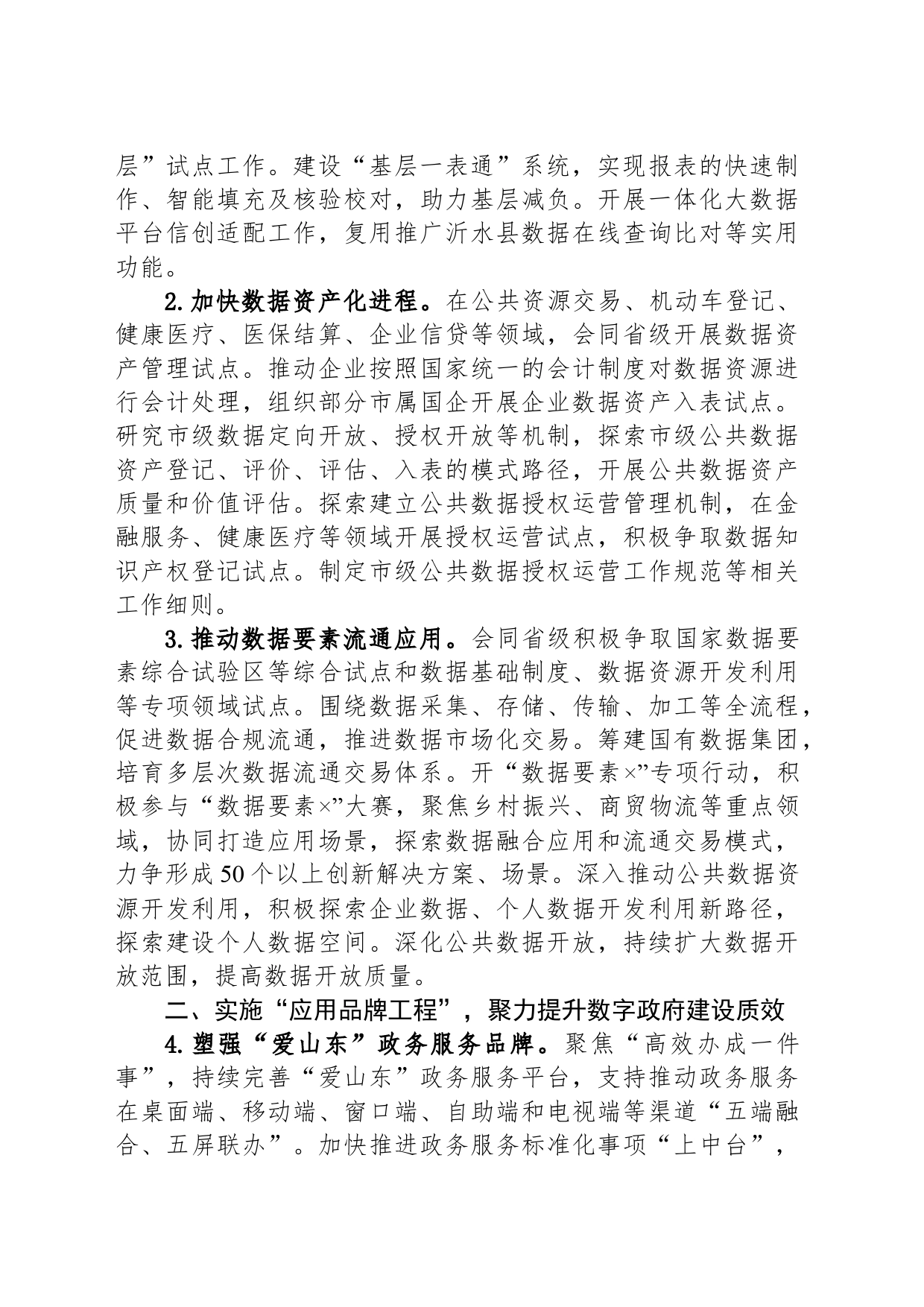 2024年全市大数据工作要点（20240520）_第2页