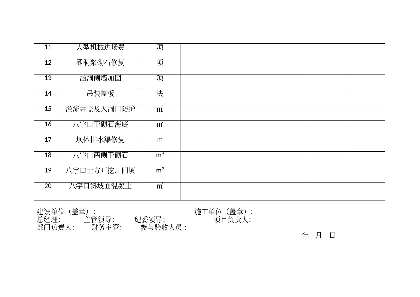 工程结算单_第2页