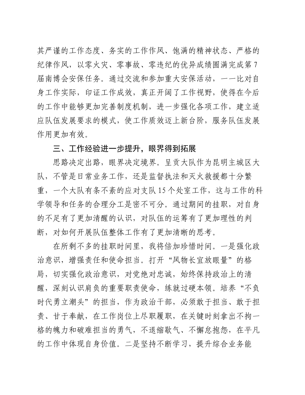 消防挂职干部心得体会_第2页