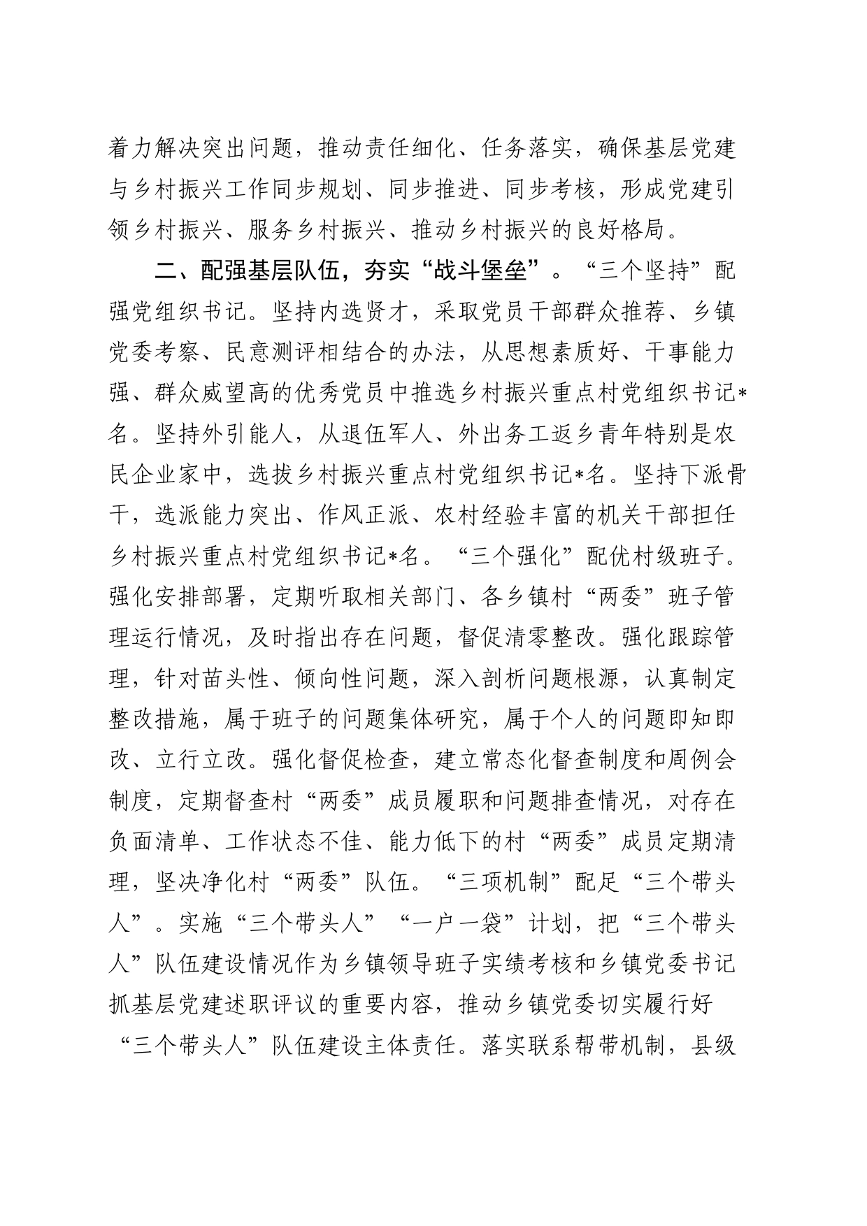 经验总结：织密基层组织体系激活乡村振兴引擎_第2页