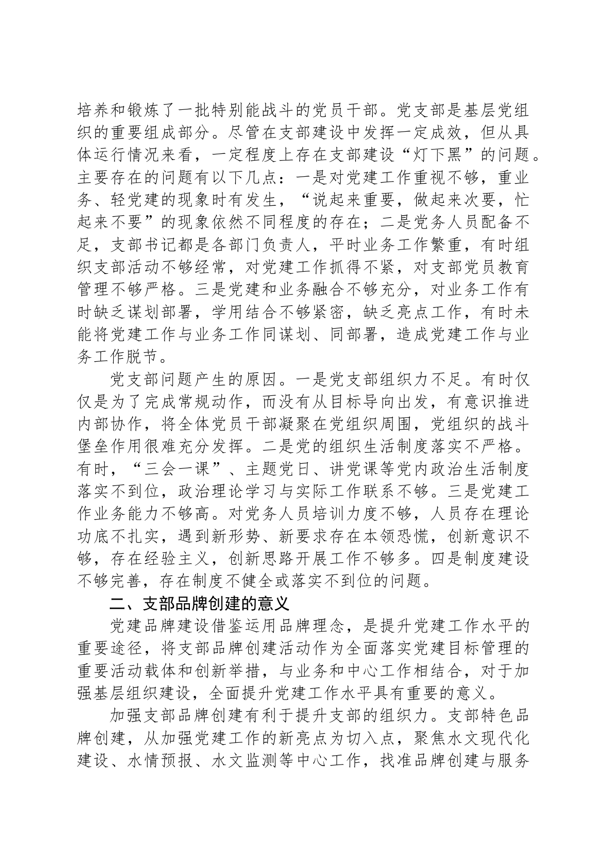 以支部品牌建设为抓手提升党支部组织力的实践与思考_第2页