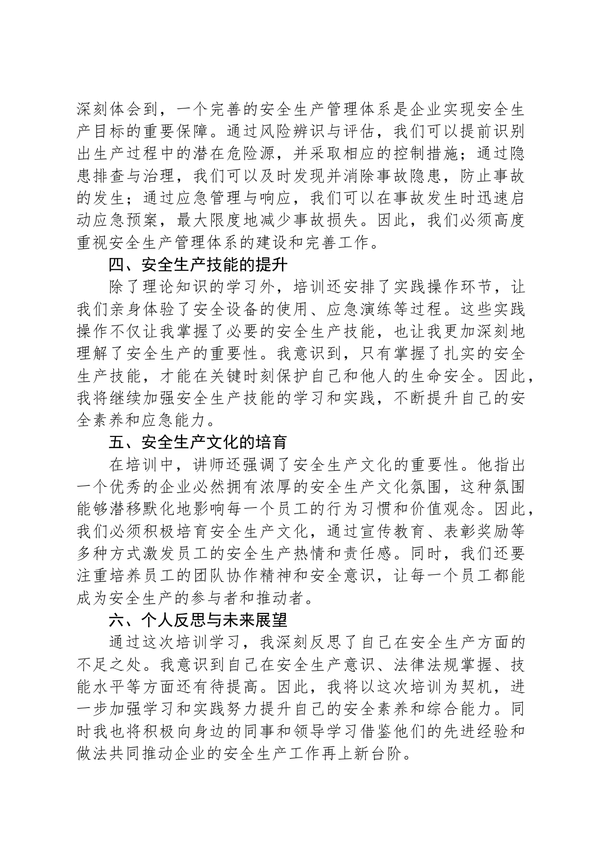 参加安全生产主体责任培训学习心得体会_第2页