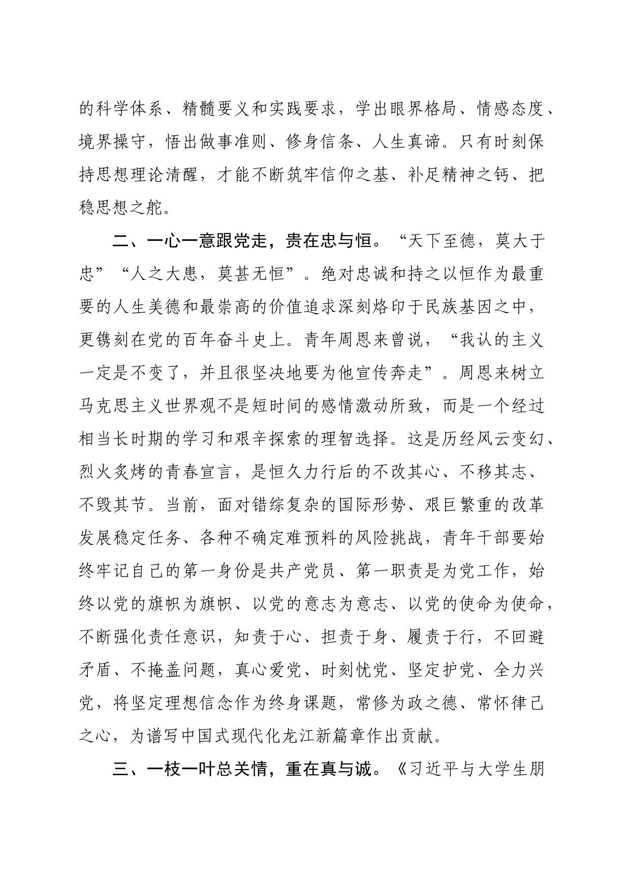 在2024年纪检监察机关党支部青年干部座谈会上的发言（2205字）_第2页