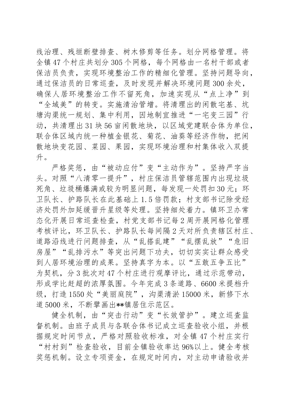 在2024年全县人居环境整治提升工作推进会上的汇报发言_第2页