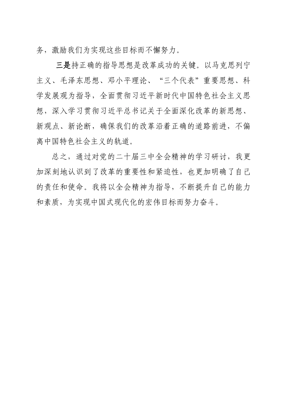 学习党的二十届三中全会精神研讨心得_第2页