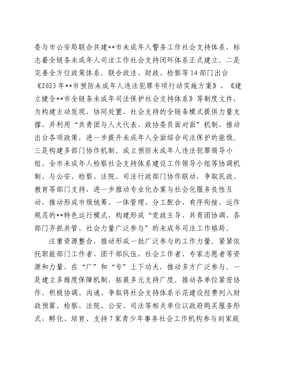 在2024年全省未成年人保护工作推进会上的汇报发言_第2页