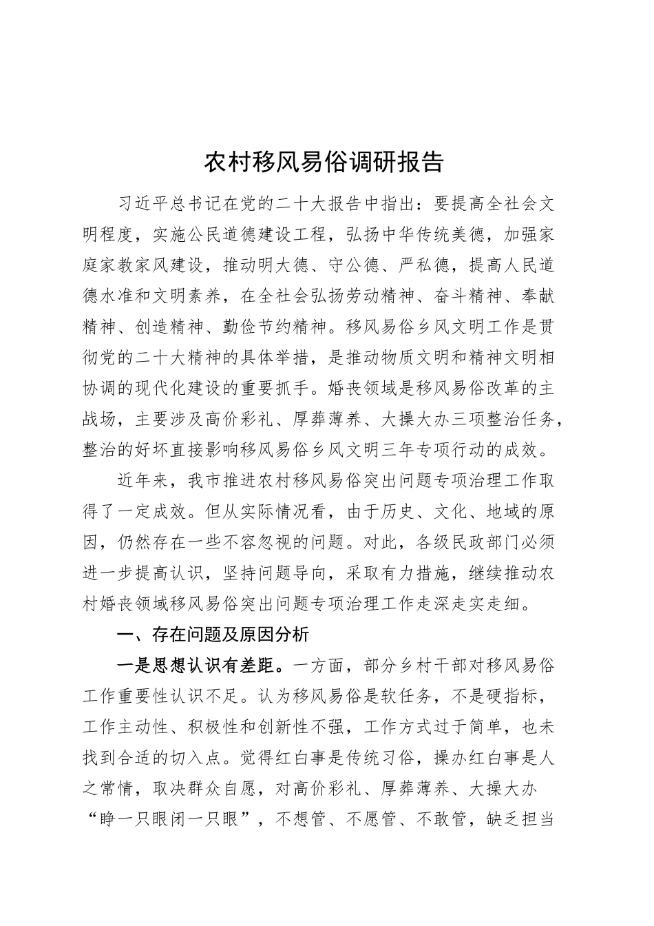 农村移风易俗调研报告20241023_第1页