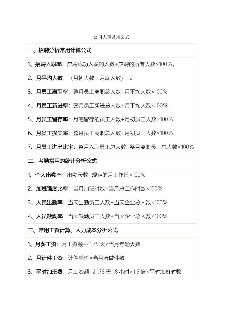 0070、人事常用公式_第1页