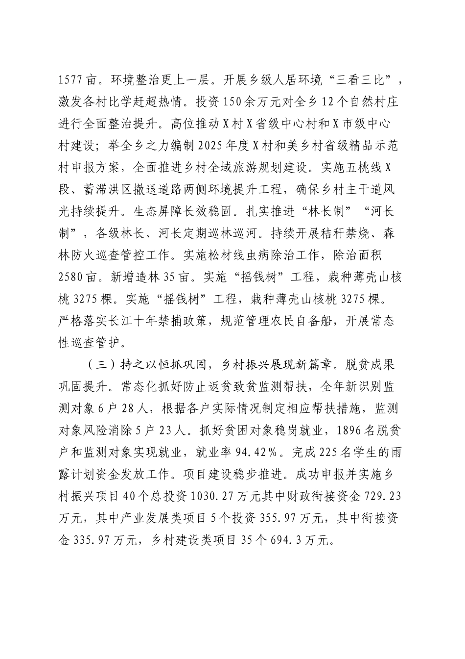 乡镇2024年工作总结1_第2页