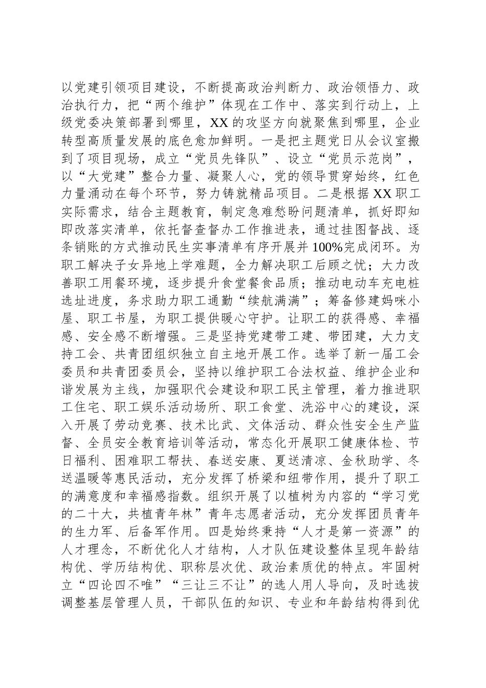 2024年基层党组织书记抓党建工作述职报告_第2页