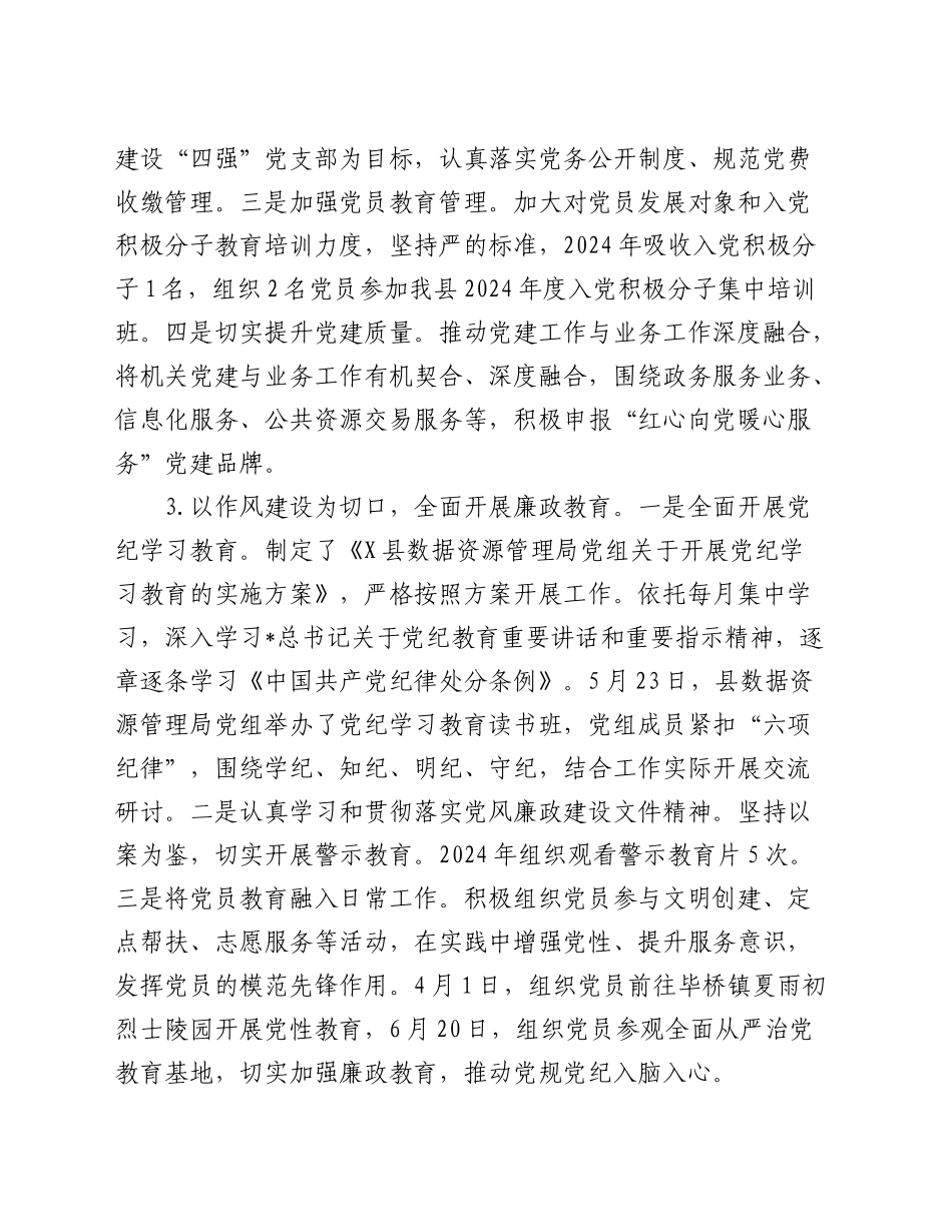 县数据资源局2024年工作总结_第2页