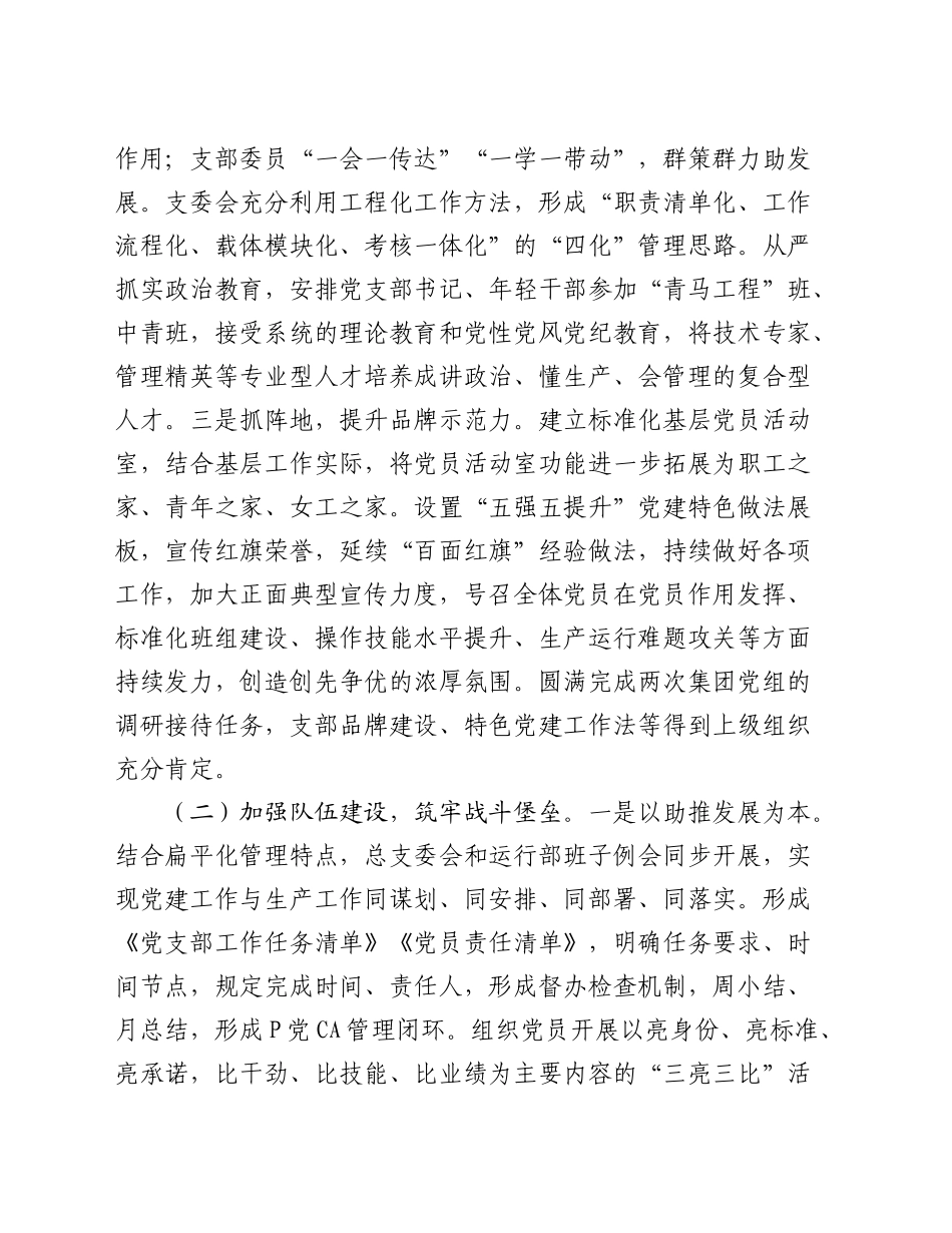 国企2024年抓基层党建工作总结3500字_第2页