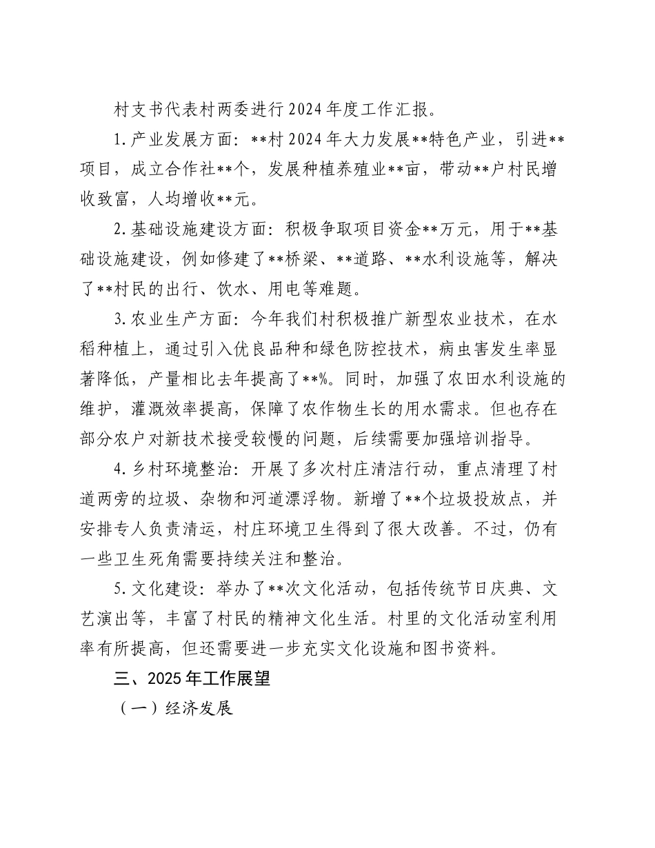 村民大会会议记录_第2页