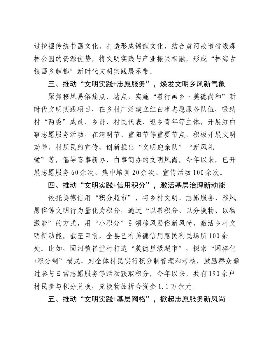 在2024年全市文明实践品牌项目推建设进会上的汇报发言_第2页