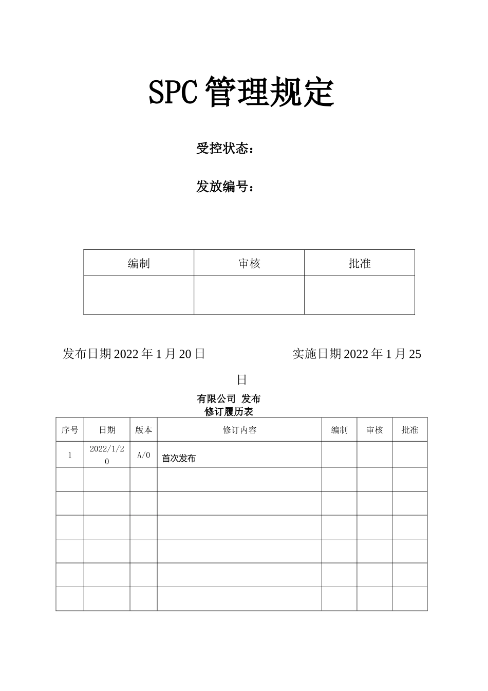SPC管理规定_第1页