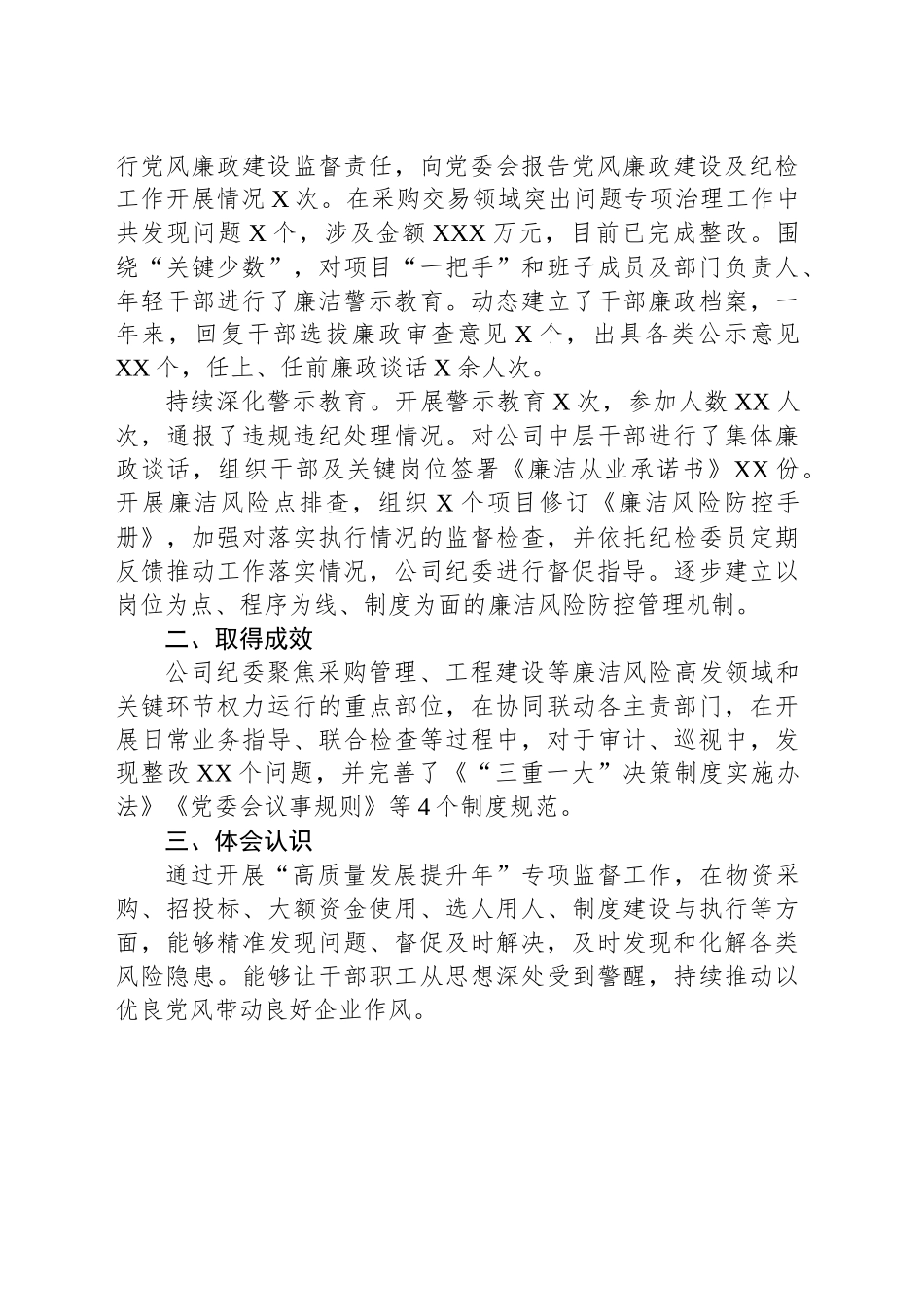 “高质量发展提升年”专项监督工作总结_第2页
