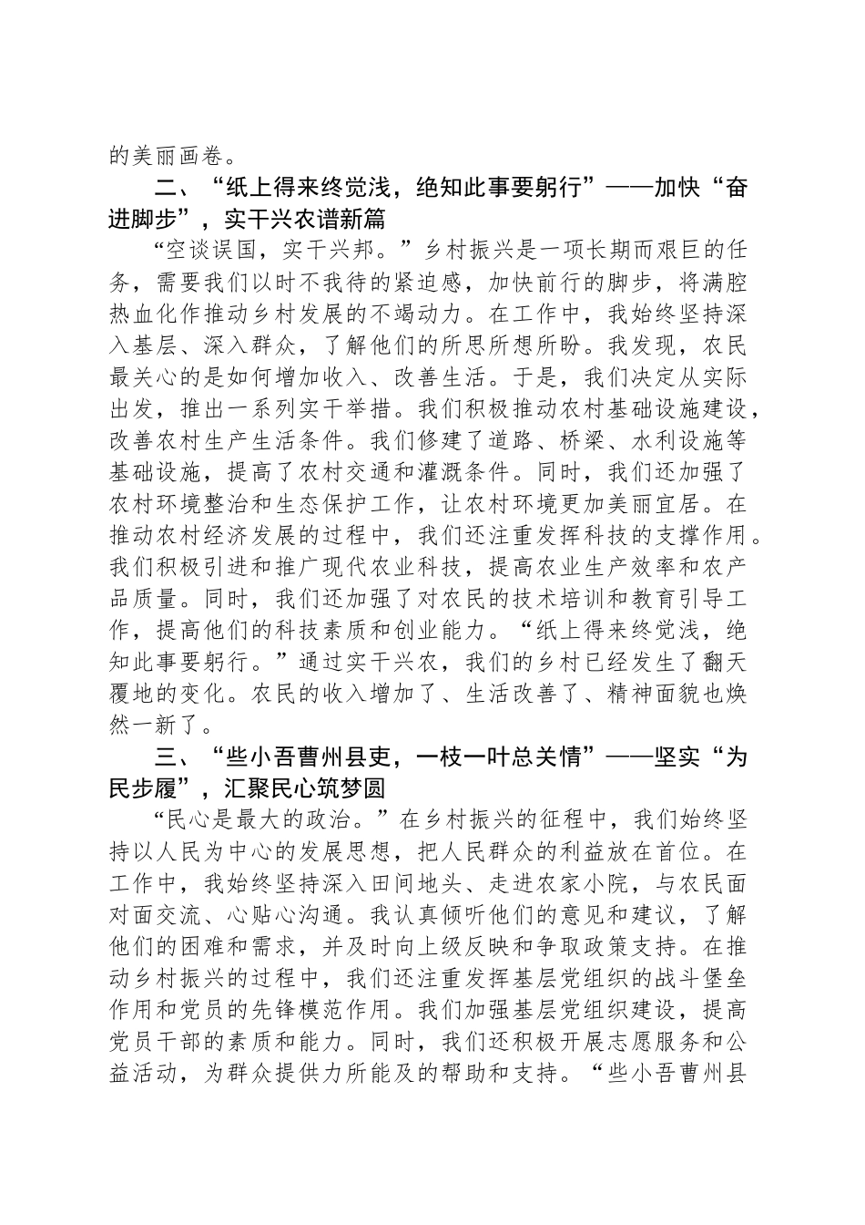 在乡村振兴交流研讨会上的发言：以青春之名，绘就乡村振兴新画卷_第2页