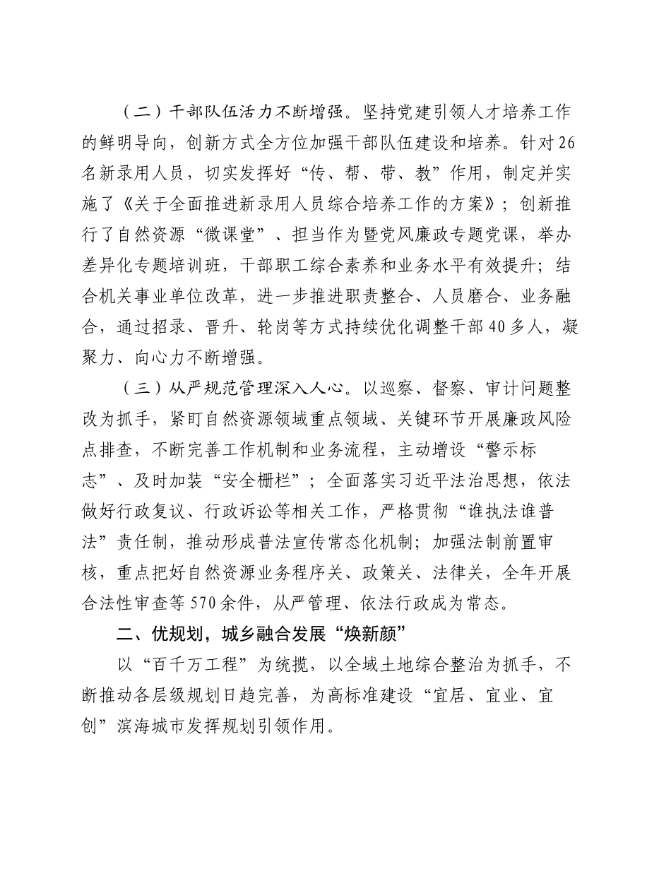 区自然资源分局2024年工作总结及2025年主要工作安排_第2页