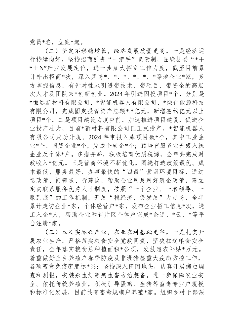 乡镇街道2024年度工作总结_第2页