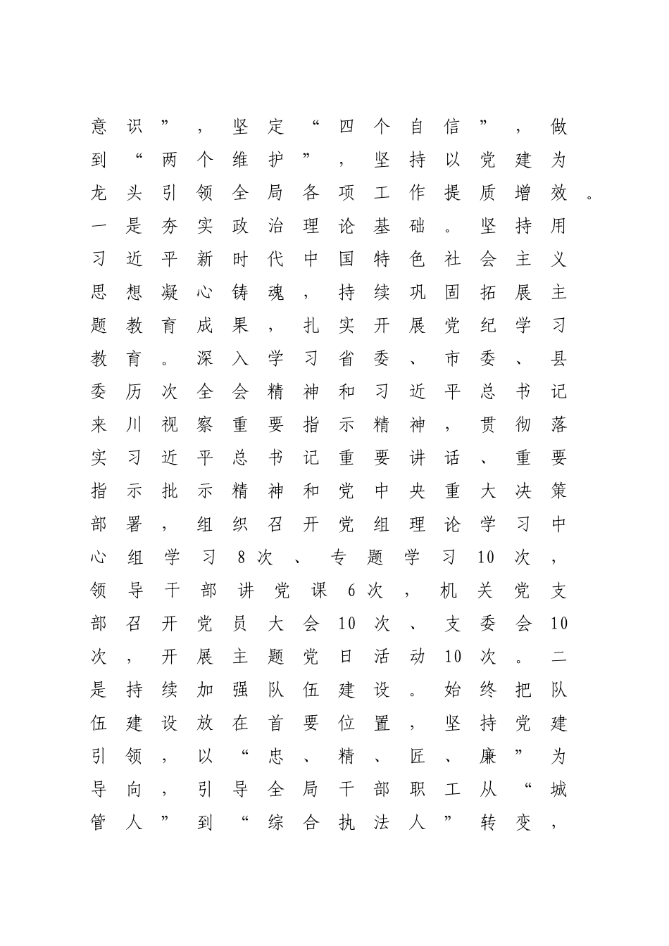 综合行政执法局2024年工作总结及2025年工作计划_第2页