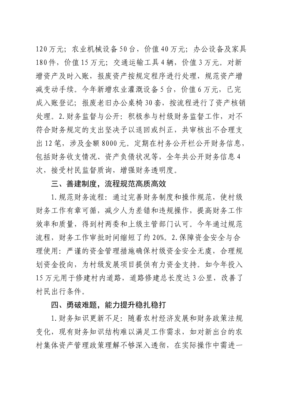 2024年村会计年终总结_第2页