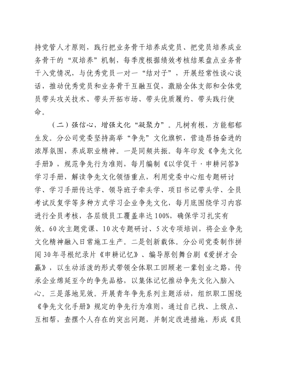 国有企业党委2024年人才工作总结_第2页