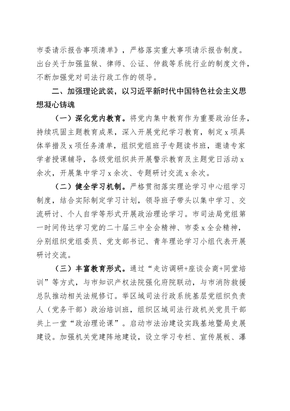 2024年司法局党组述职报告20241211_第2页
