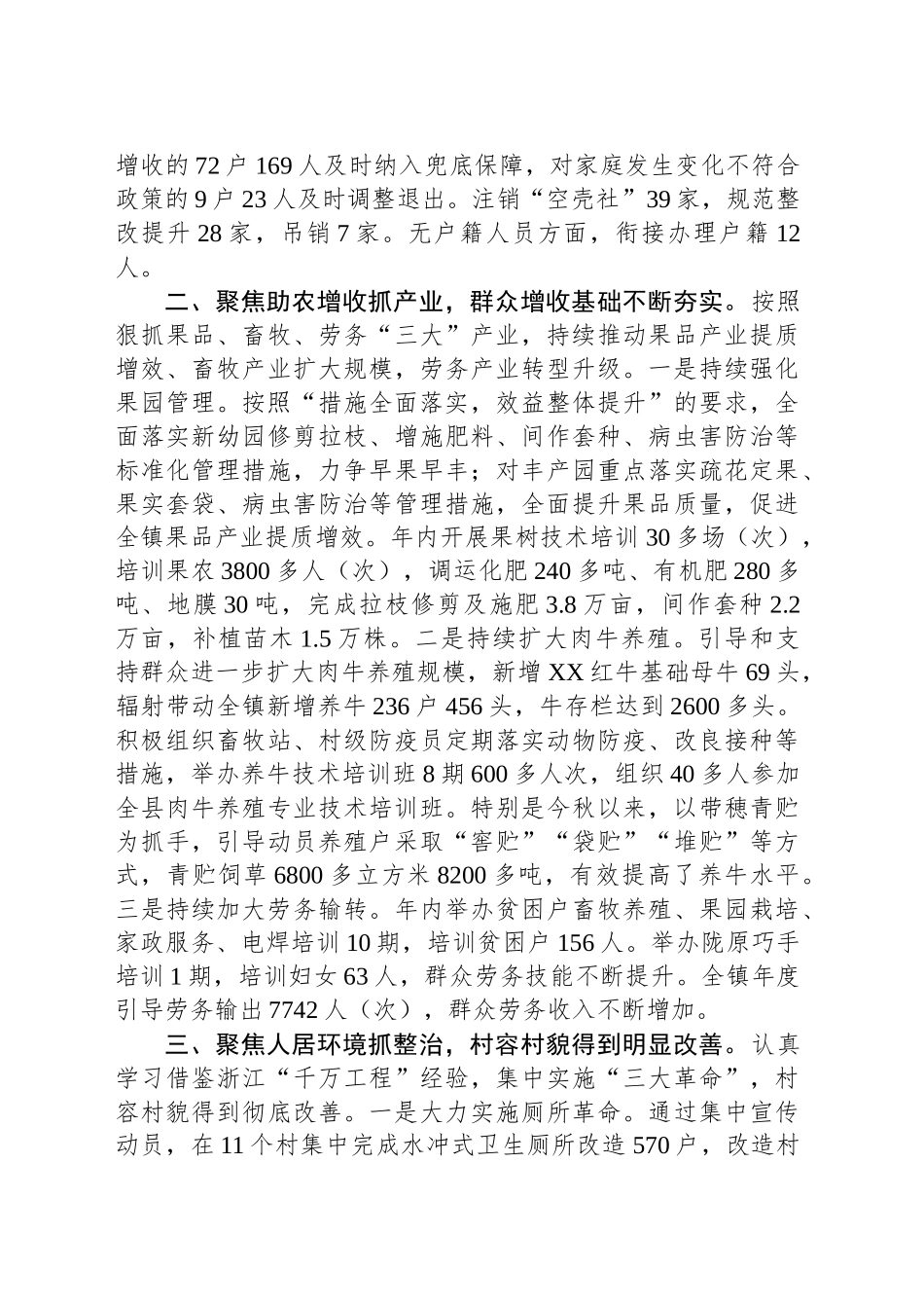 XX镇2024年政府工作报告_第2页