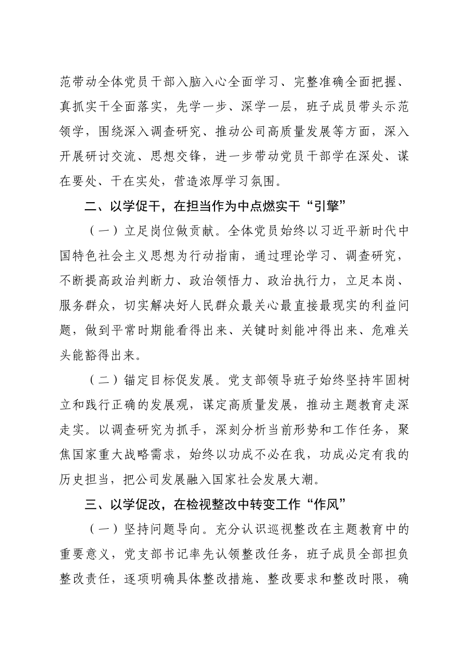 党支部主题教育的总结工作报告_第2页