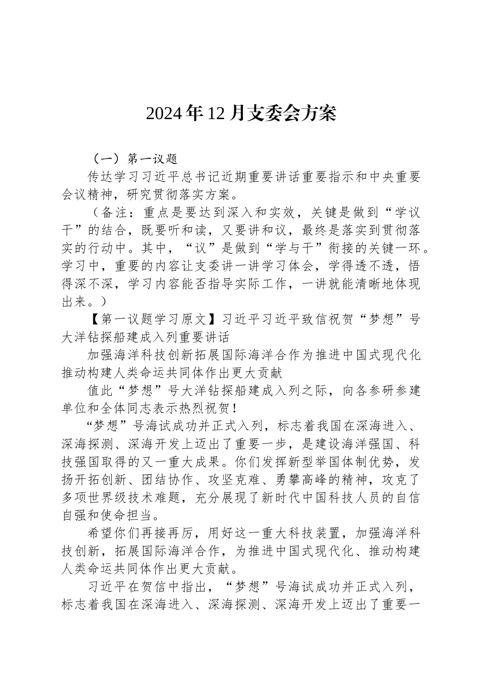2024年12月支委会方案_第1页