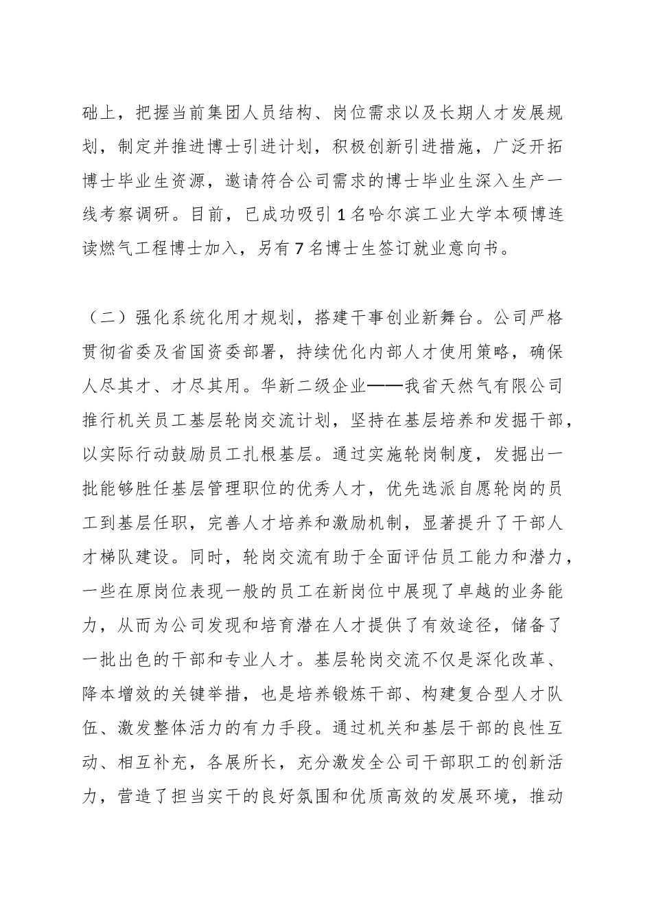 2024年度人才队伍建设工作总结_第2页